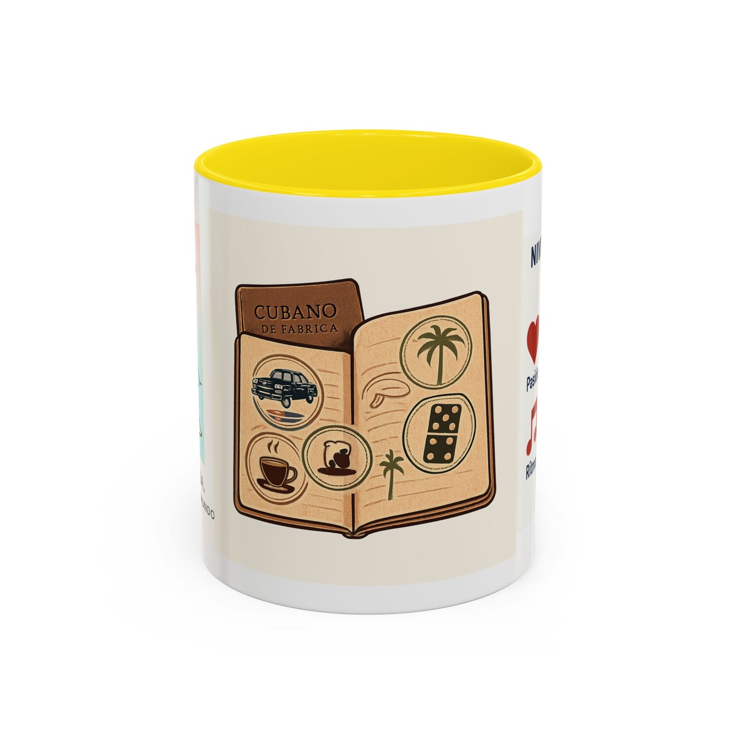 Taza Cubano de Fábrica - Pasaporte Cubano 100% Auténtico - 11oz & 15oz