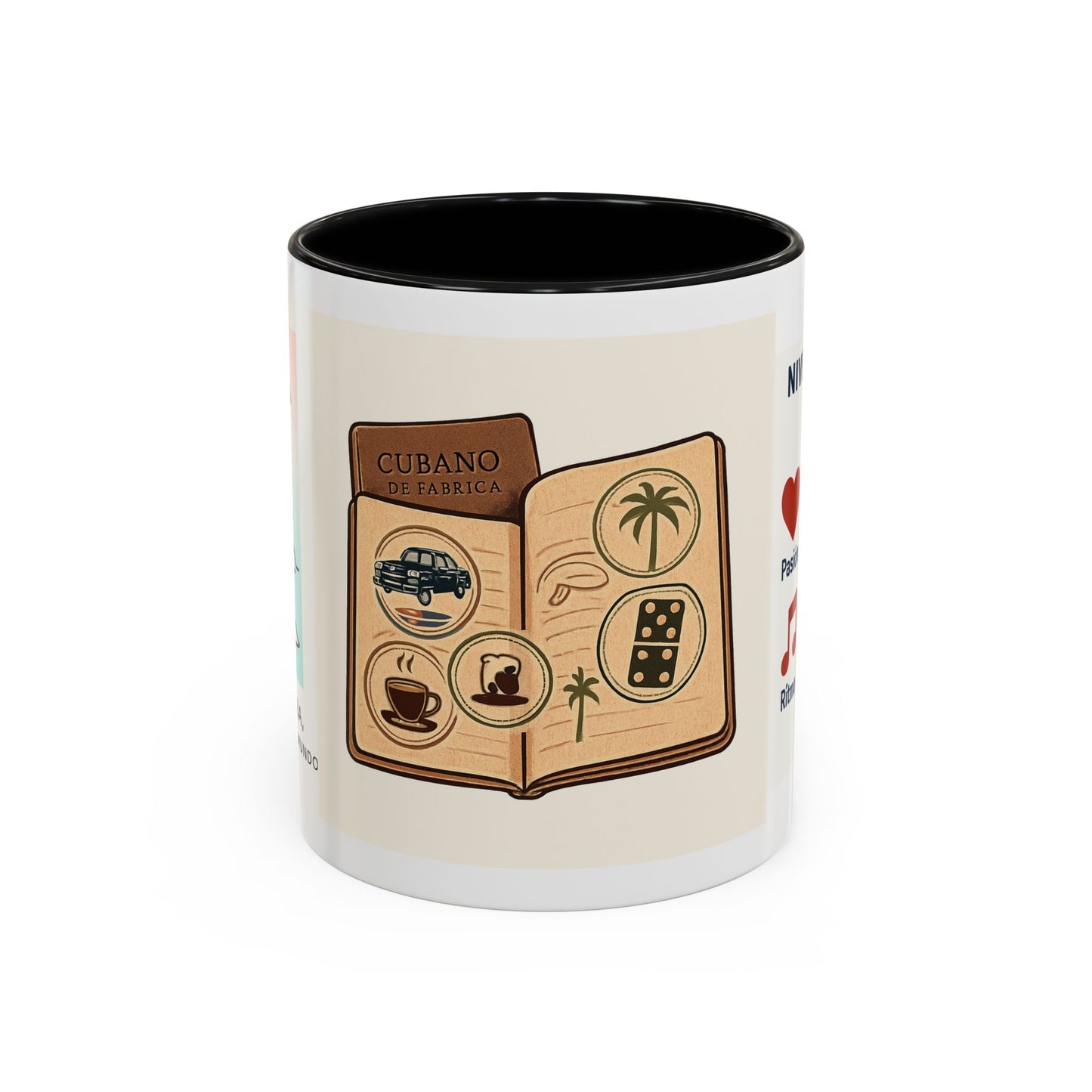 Taza Cubano de Fábrica - Pasaporte Cubano 100% Auténtico - 11oz & 15oz