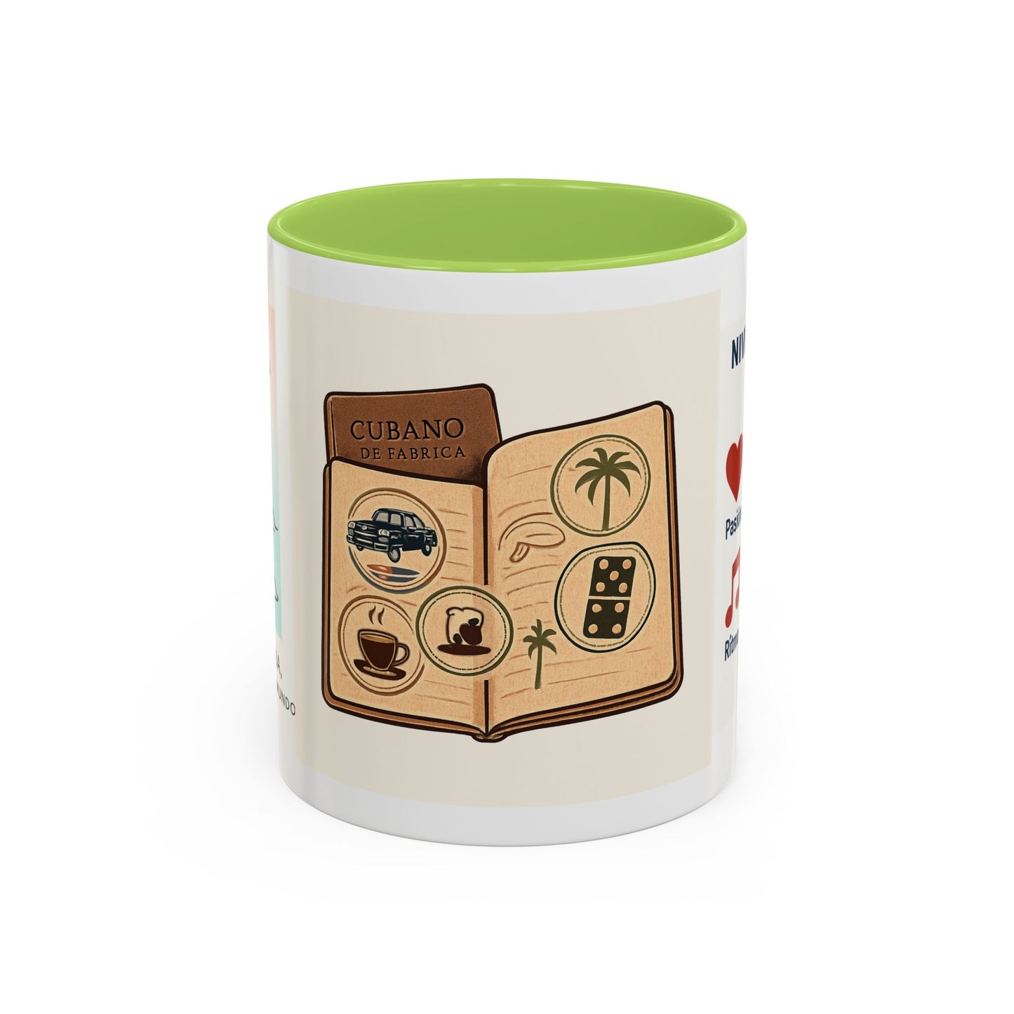 Taza Cubano de Fábrica - Pasaporte Cubano 100% Auténtico - 11oz & 15oz