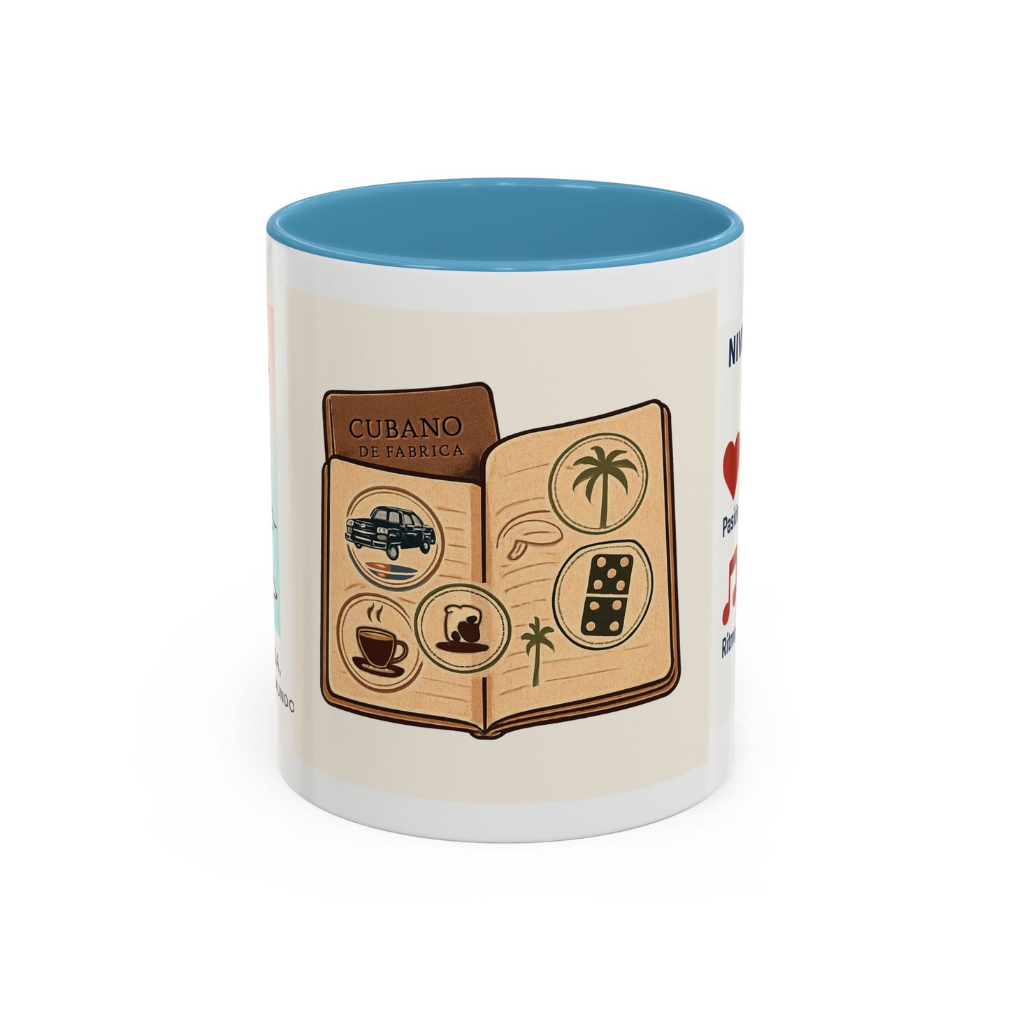 Taza Cubano de Fábrica - Pasaporte Cubano 100% Auténtico - 11oz & 15oz