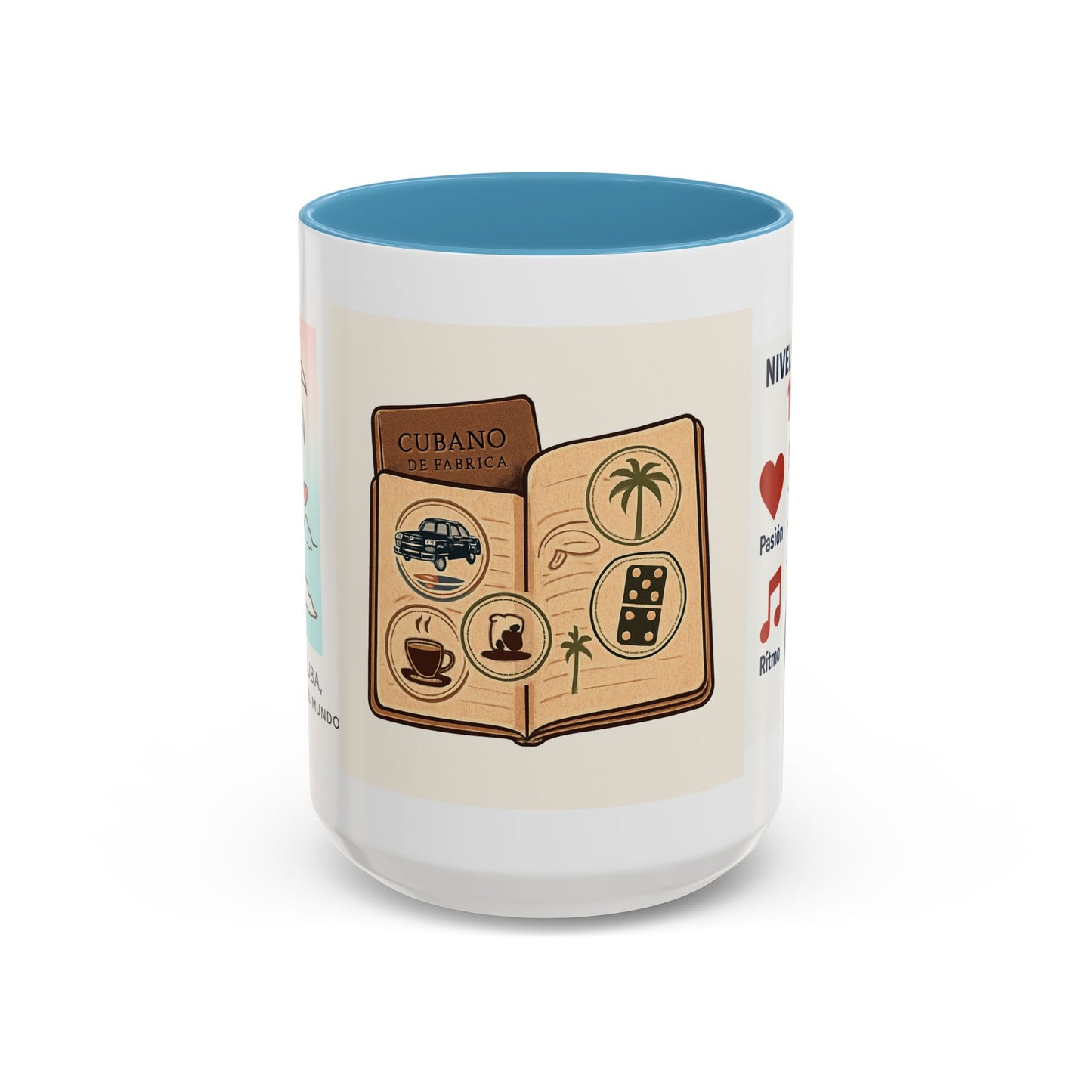 Taza Cubano de Fábrica - Pasaporte Cubano 100% Auténtico - 11oz & 15oz