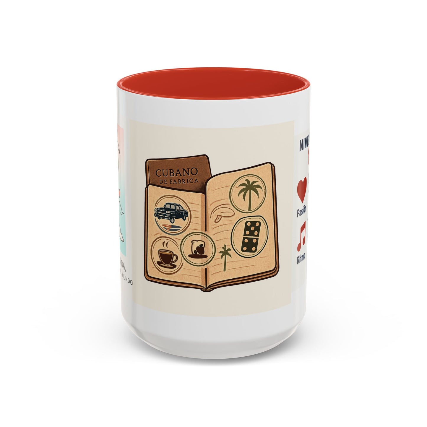Taza Cubano de Fábrica - Pasaporte Cubano 100% Auténtico - 11oz & 15oz