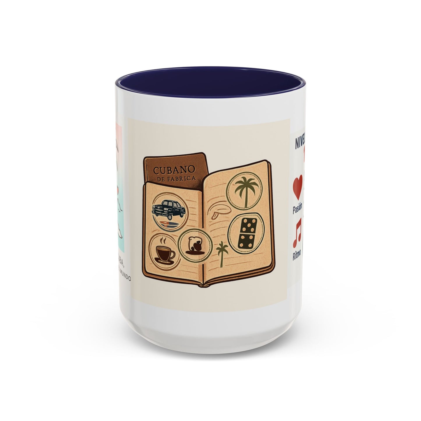 Taza Cubano de Fábrica - Pasaporte Cubano 100% Auténtico - 11oz & 15oz