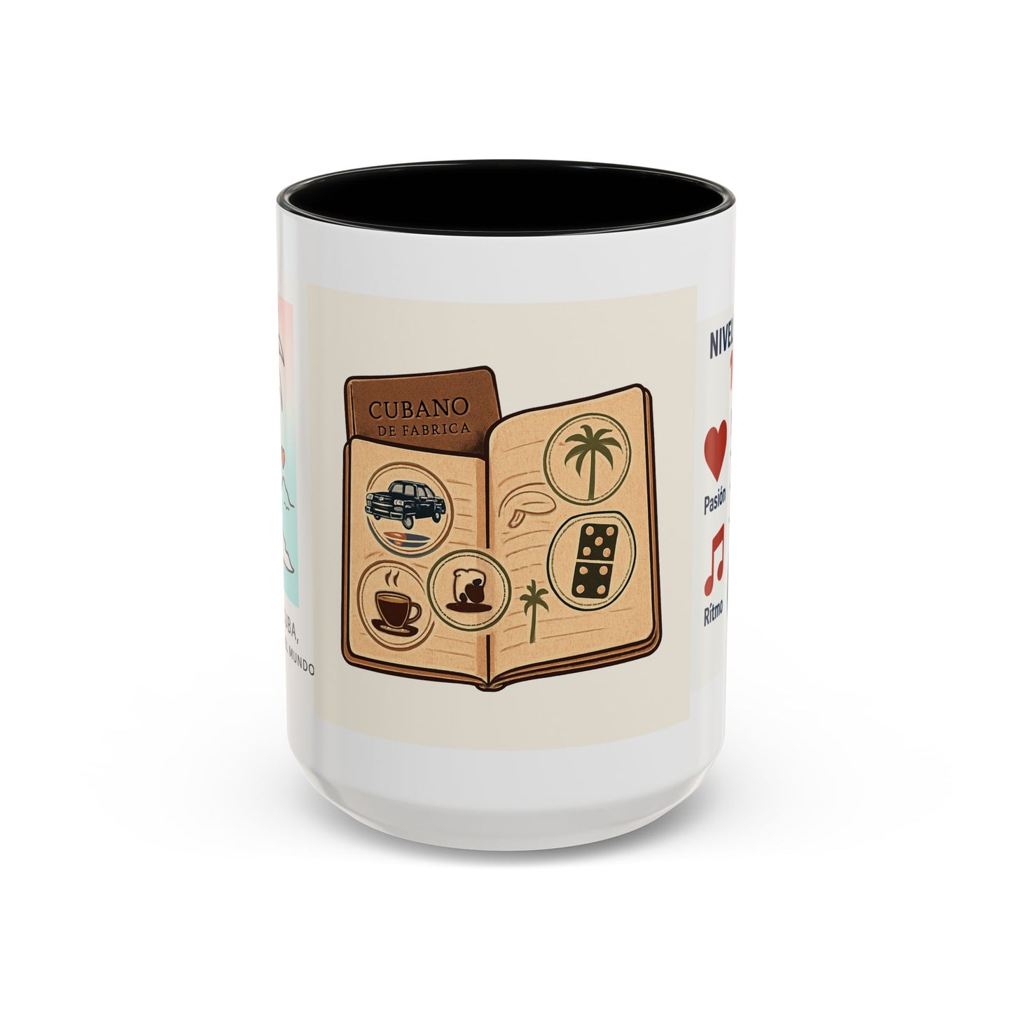 Taza Cubano de Fábrica - Pasaporte Cubano 100% Auténtico - 11oz & 15oz
