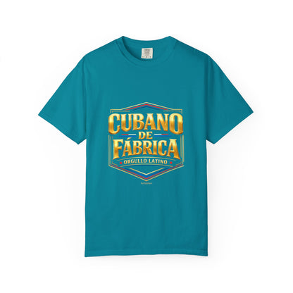 Camiseta Cubano de Fábrica – Orgullo Latino Premium Streetwear