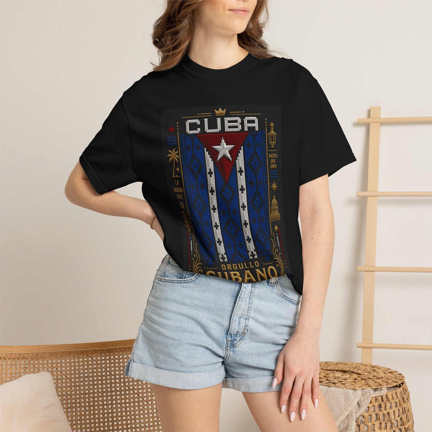 Orgullo Cubano – Camiseta Vintage de Identidad y Raíces