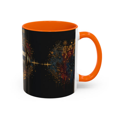 Taza Cubana “Tu Sí Suenas” | Mug de Cerámica con Bandera de Cuba y Audífonos