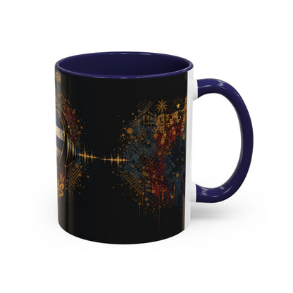 Taza Cubana “Tu Sí Suenas” | Mug de Cerámica con Bandera de Cuba y Audífonos
