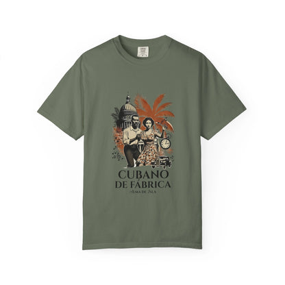 T-Shirt — "No Importa Dónde Viva, Mi Corazón Sigue en Cuba"