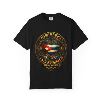 Camiseta Orgullo Latino Raíces Cubanas | Shirt Cubana Vintage Unisex