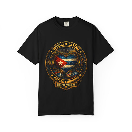 Camiseta Orgullo Latino Raíces Cubanas | Shirt Cubana Vintage Unisex