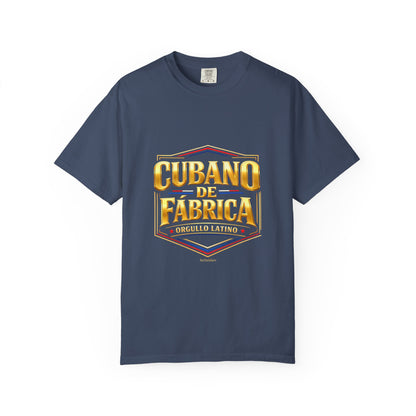 Camiseta Cubano de Fábrica – Orgullo Latino Premium Streetwear