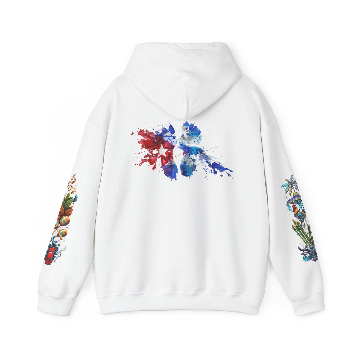 Hoodie — "Raíces Fuertes, Pasos Grandes" Cuban Pride Graphic Hoodie