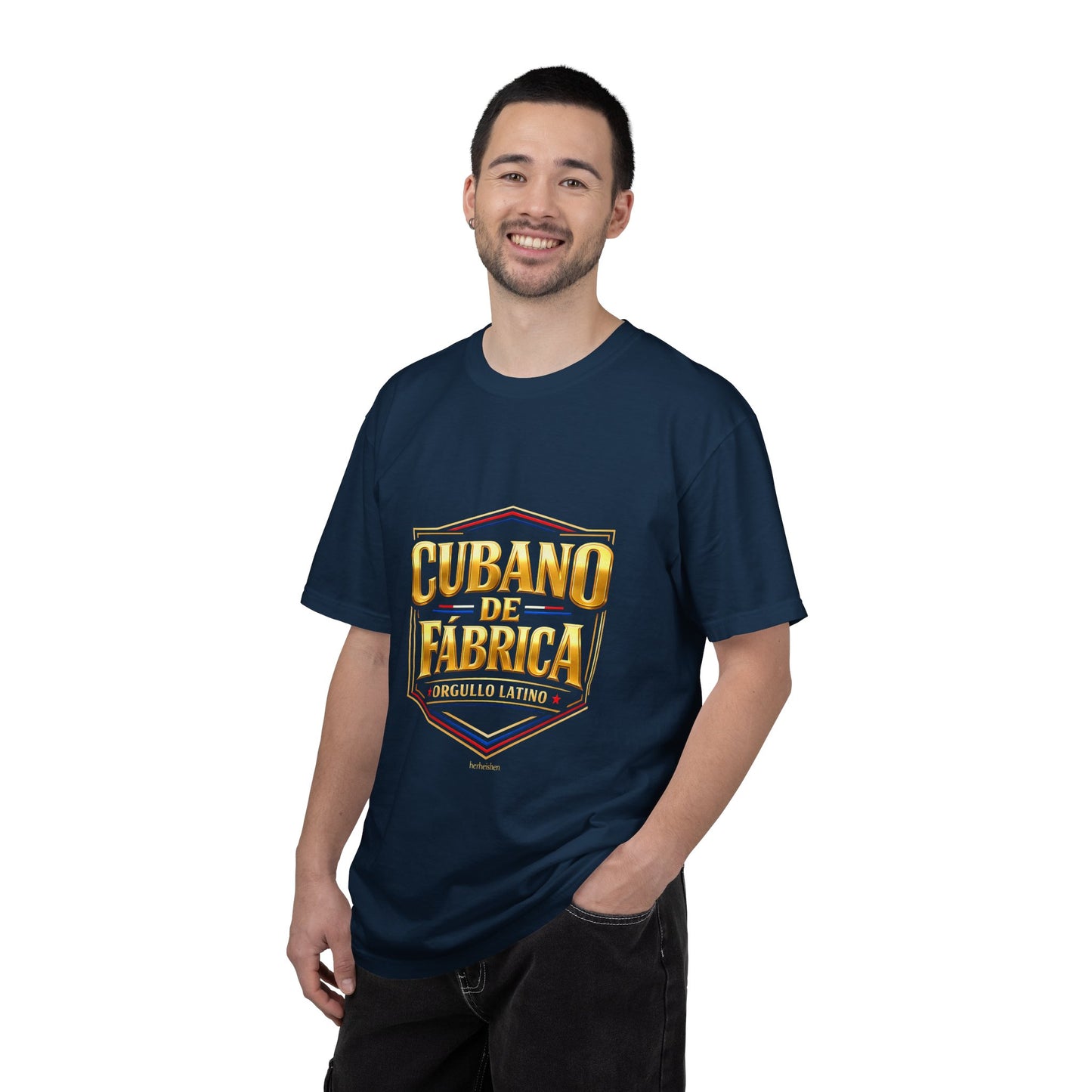 Camiseta Cubano de Fábrica – Orgullo Latino Premium Streetwear