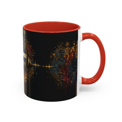 Taza Cubana “Tu Sí Suenas” | Mug de Cerámica con Bandera de Cuba y Audífonos