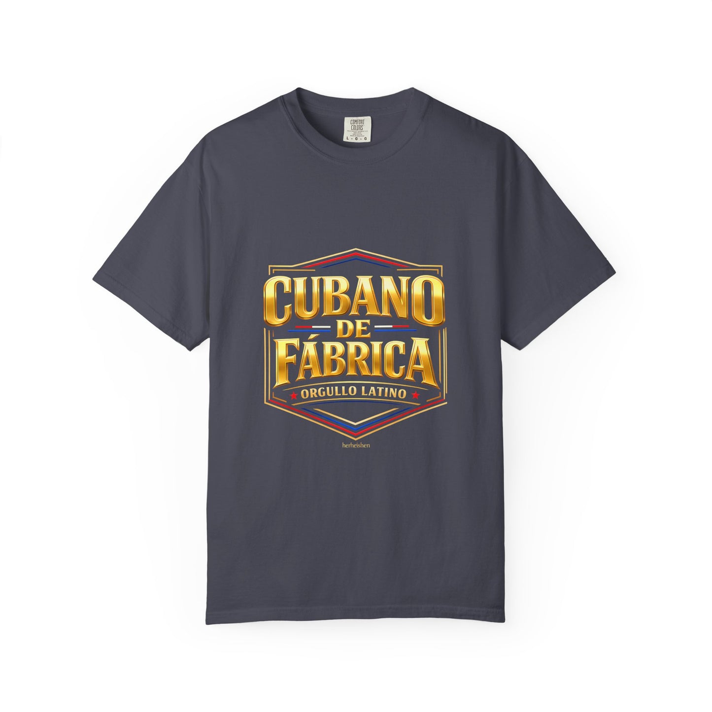 Camiseta Cubano de Fábrica – Orgullo Latino Premium Streetwear