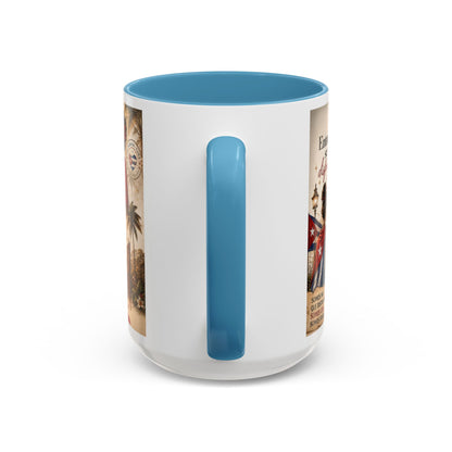 Taza Cubana "Ella se Disfraza" | Mug de Café con Frases Cubanas, Nostalgia y Alma de La Habana (11 oz / 15 oz)