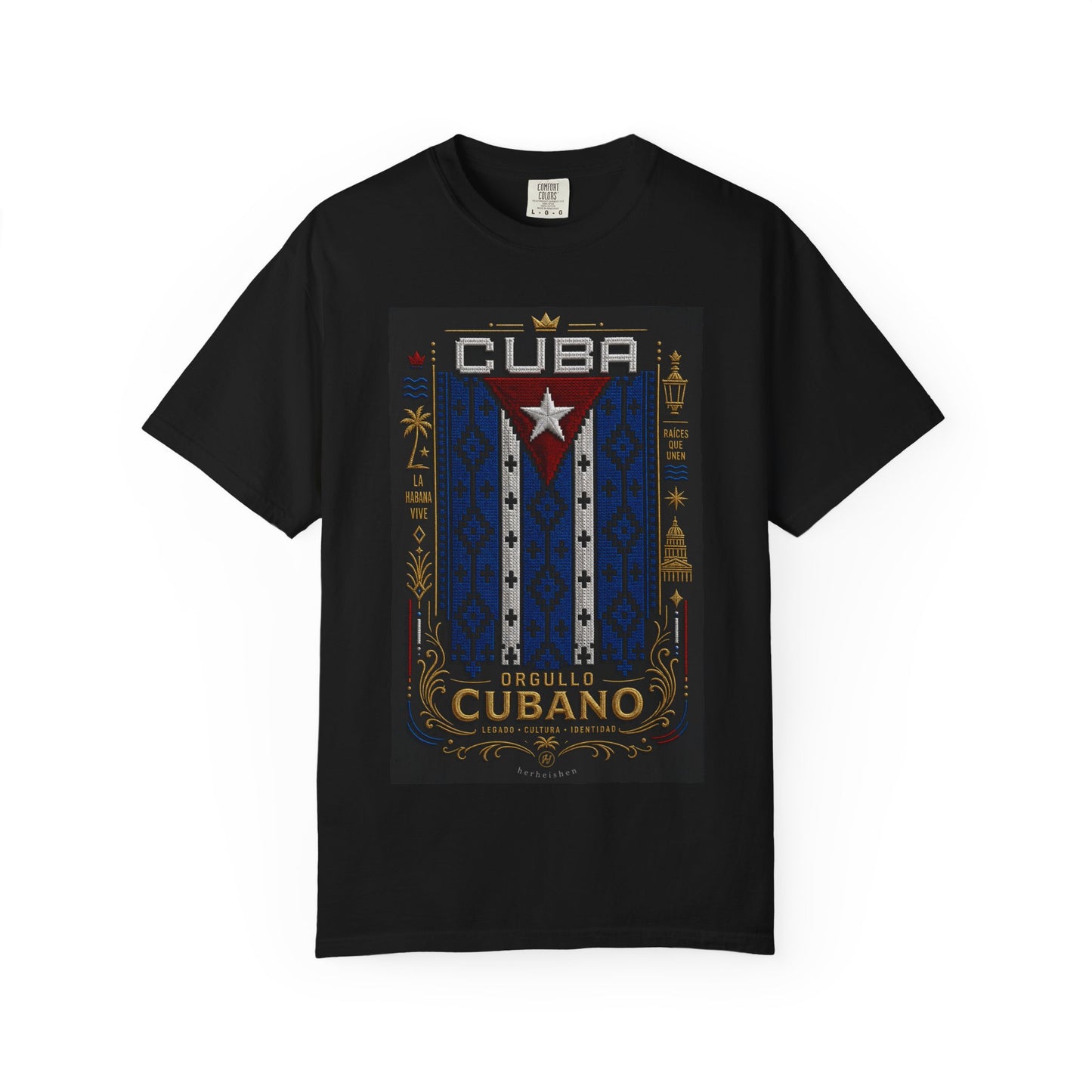 Orgullo Cubano – Camiseta Vintage de Identidad y Raíces