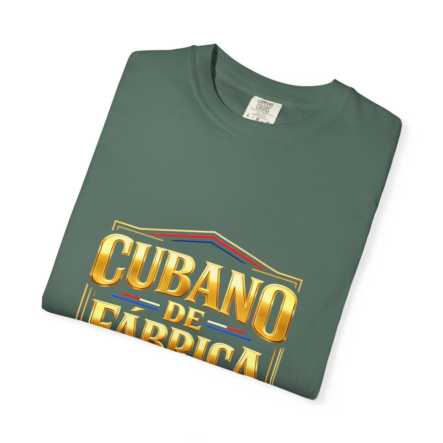 Camiseta Cubano de Fábrica – Orgullo Latino Premium Streetwear