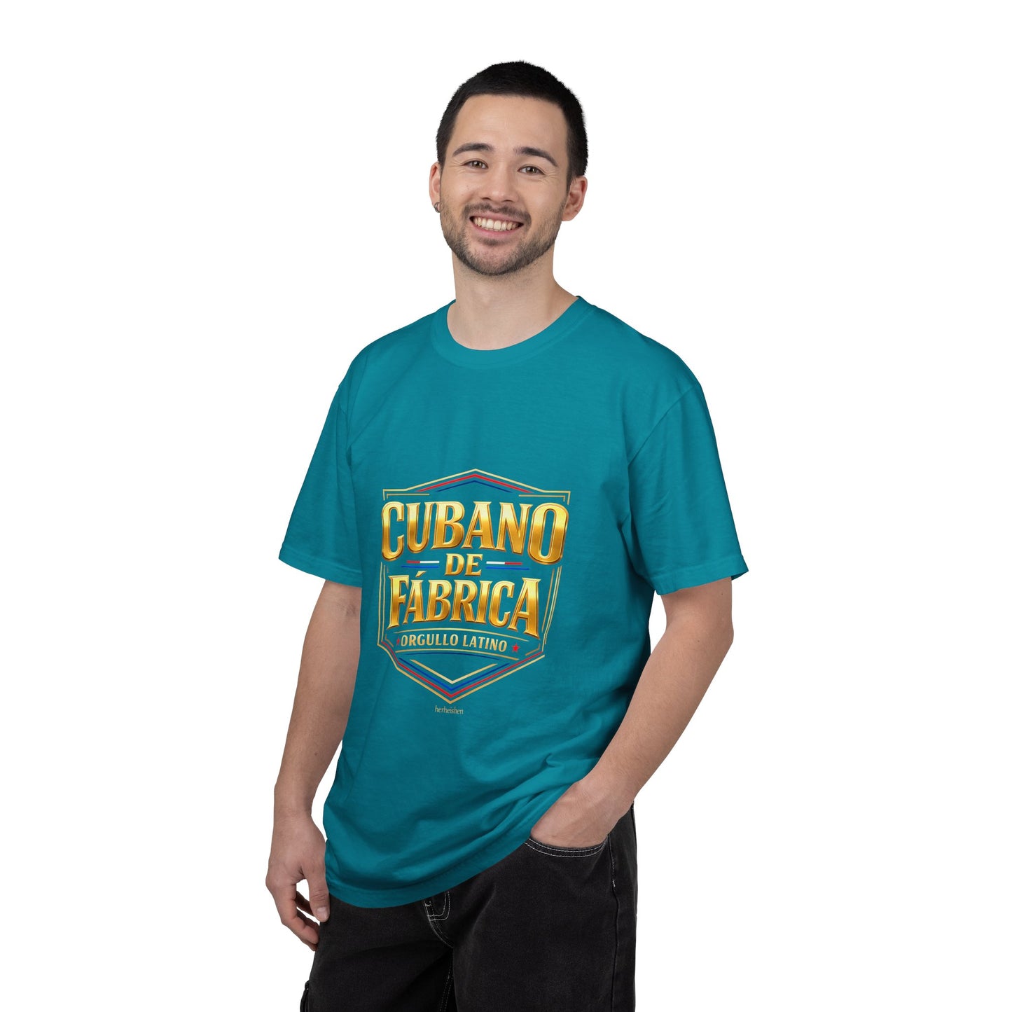 Camiseta Cubano de Fábrica – Orgullo Latino Premium Streetwear