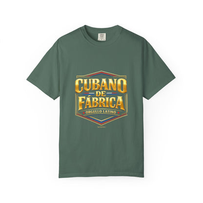 Camiseta Cubano de Fábrica – Orgullo Latino Premium Streetwear