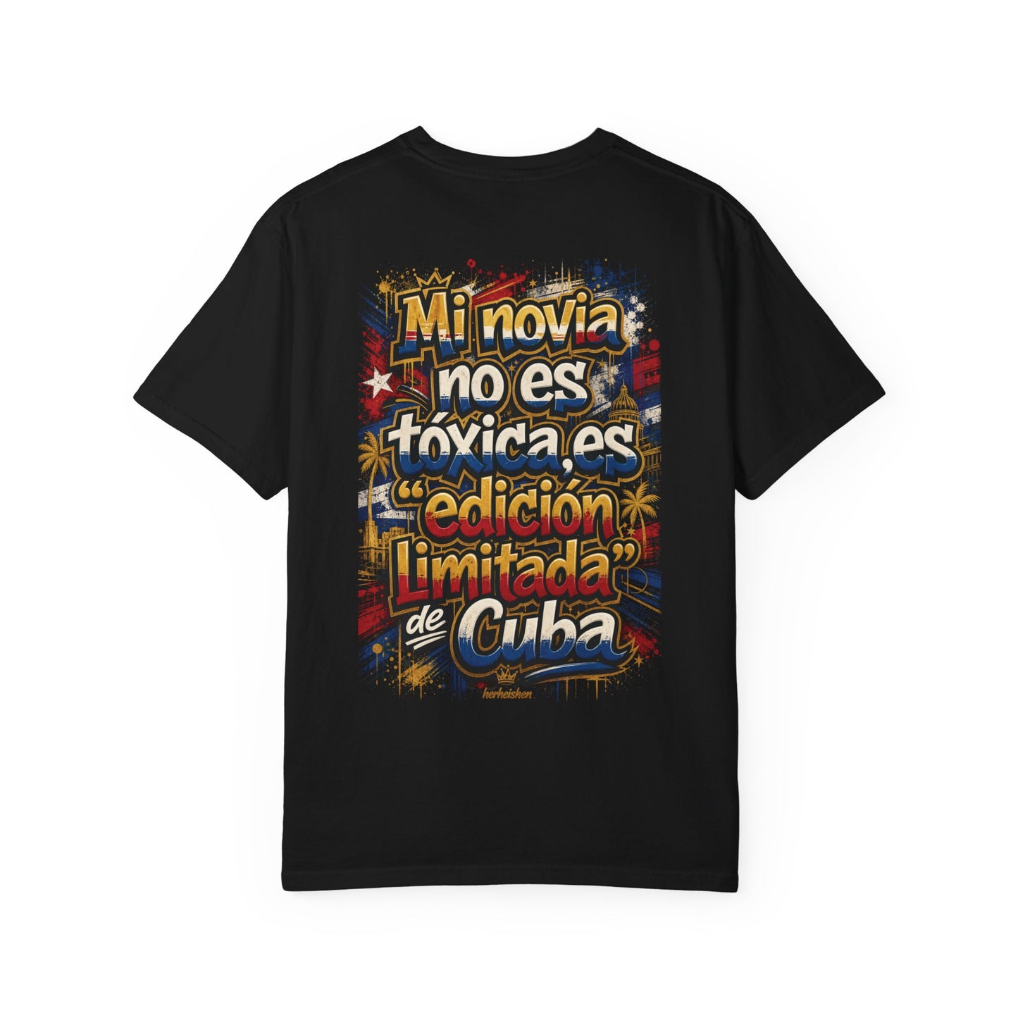 Camiseta “Me Encanta Mi Cubana Tóxica” – Humor y Orgullo Latino para Hombre