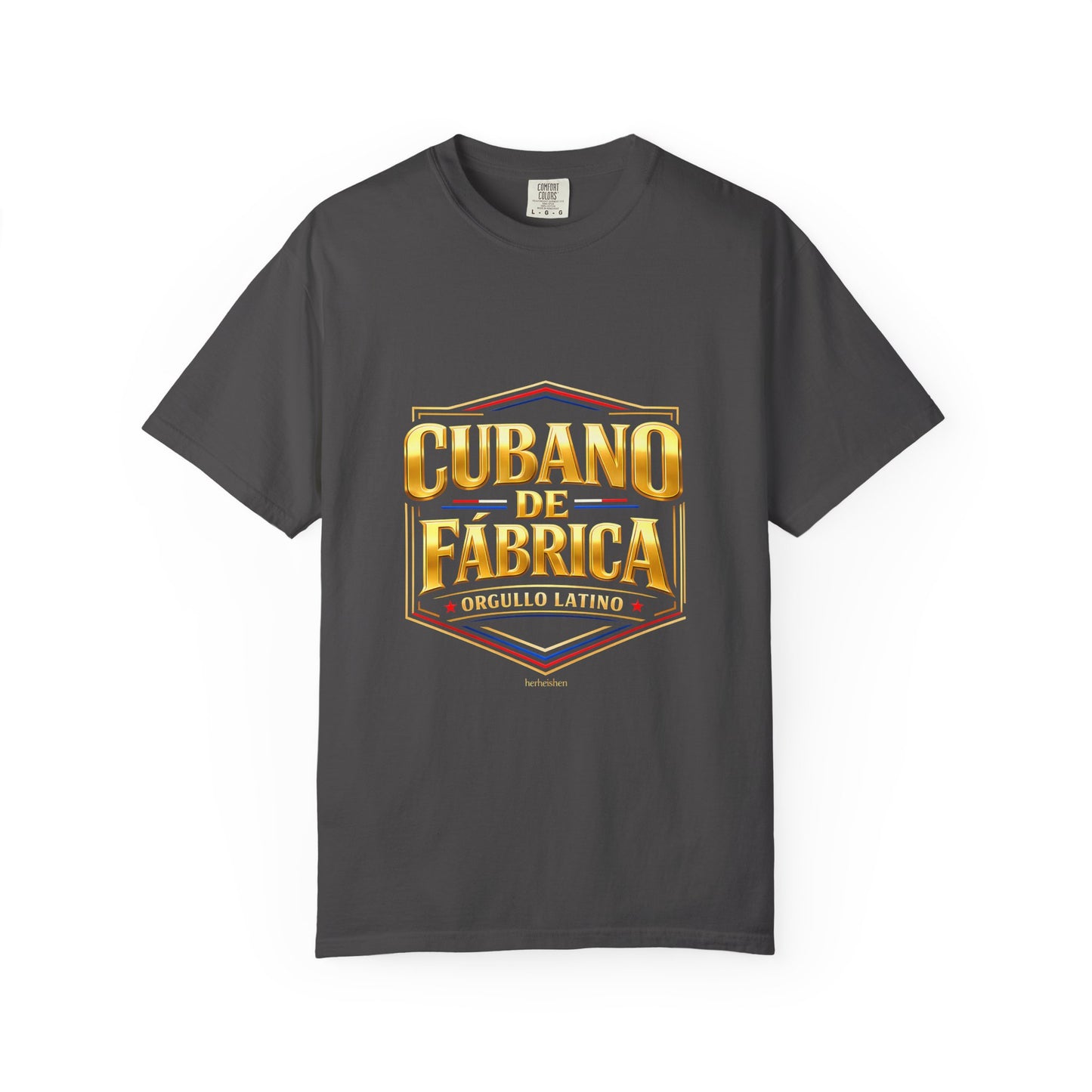 Camiseta Cubano de Fábrica – Orgullo Latino Premium Streetwear