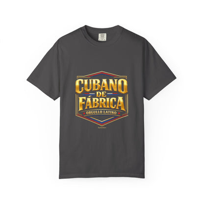 Camiseta Cubano de Fábrica – Orgullo Latino Premium Streetwear