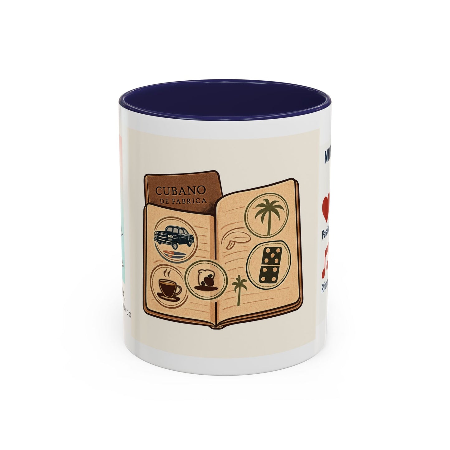 Taza Cubano de Fábrica - Pasaporte Cubano 100% Auténtico - 11oz & 15oz