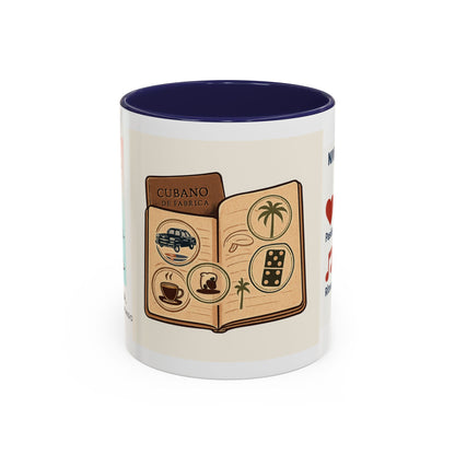 Taza Cubano de Fábrica - Pasaporte Cubano 100% Auténtico - 11oz & 15oz