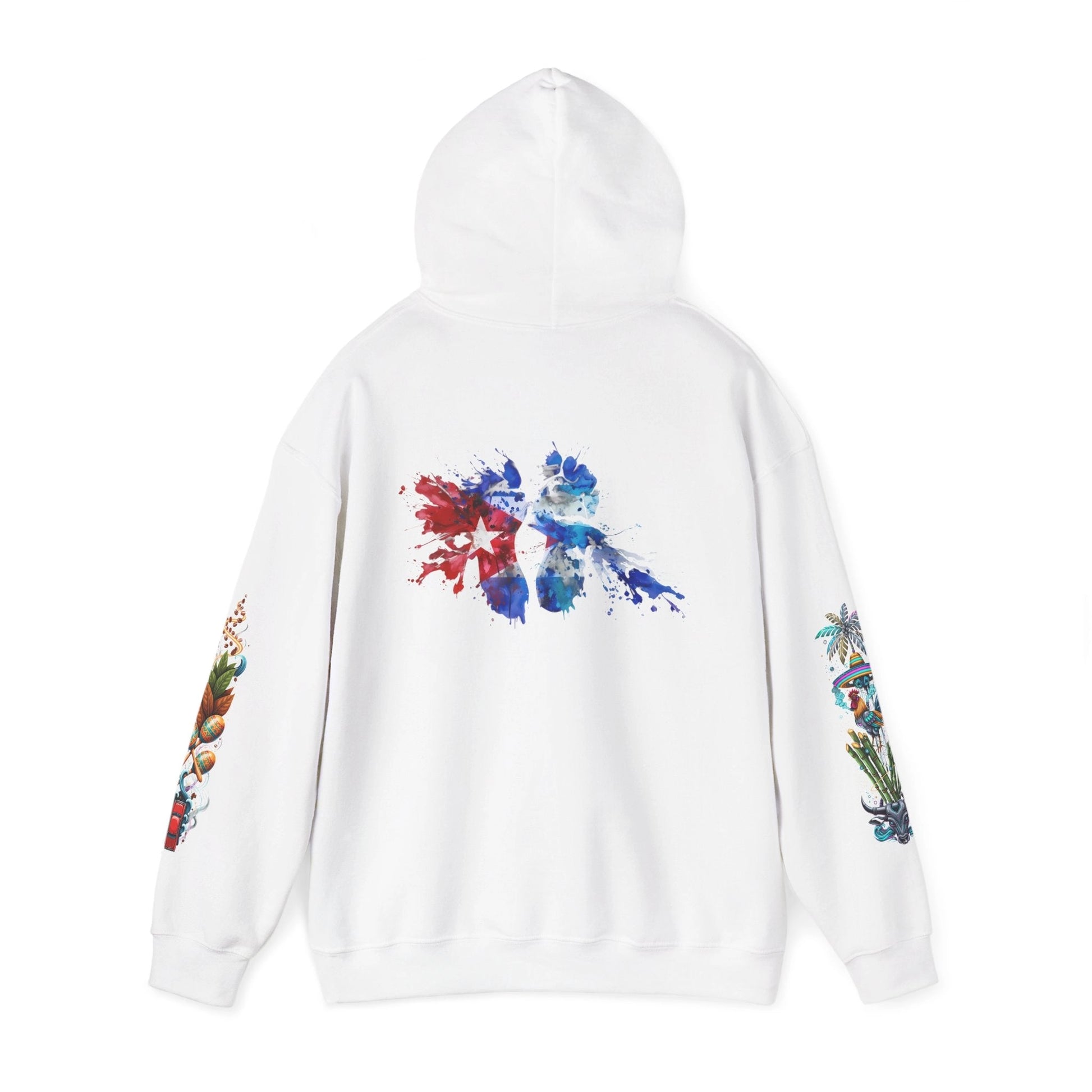 Hoodie — "Raíces Fuertes, Pasos Grandes" Cuban Pride Graphic Hoodie