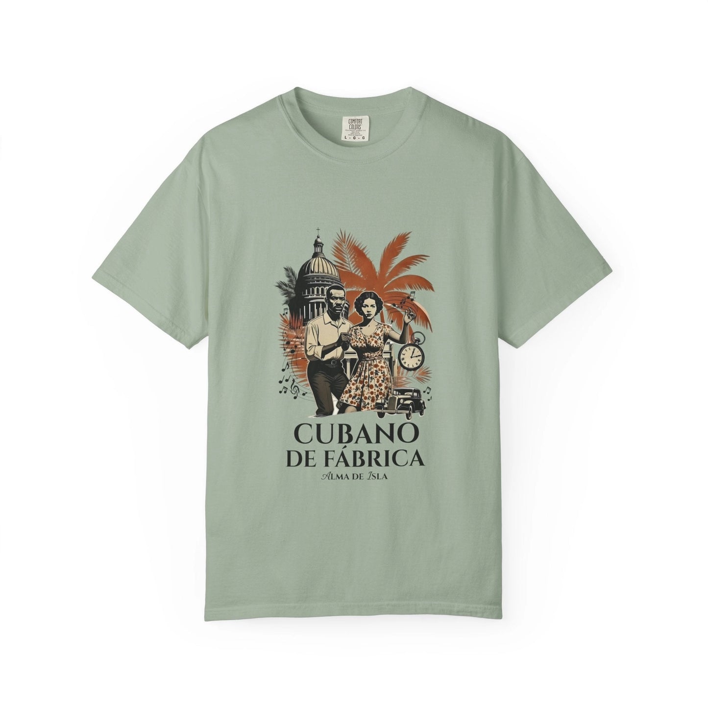 T-Shirt — "No Importa Dónde Viva, Mi Corazón Sigue en Cuba"