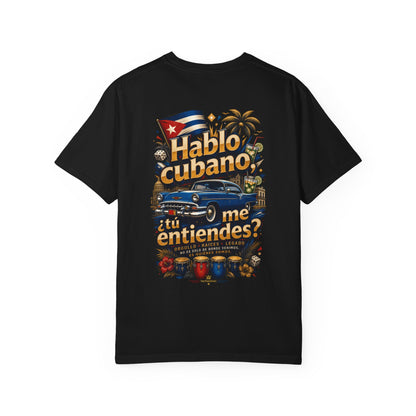 “¿Asere, Qué Bolá?” – Camiseta Cubana Vintage Comfort Colors 1717 | Sabor, Música y Calle