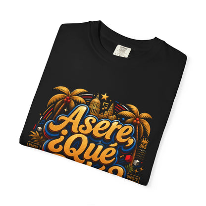 “¿Asere, Qué Bolá?” – Camiseta Cubana Vintage Comfort Colors 1717 | Sabor, Música y Calle