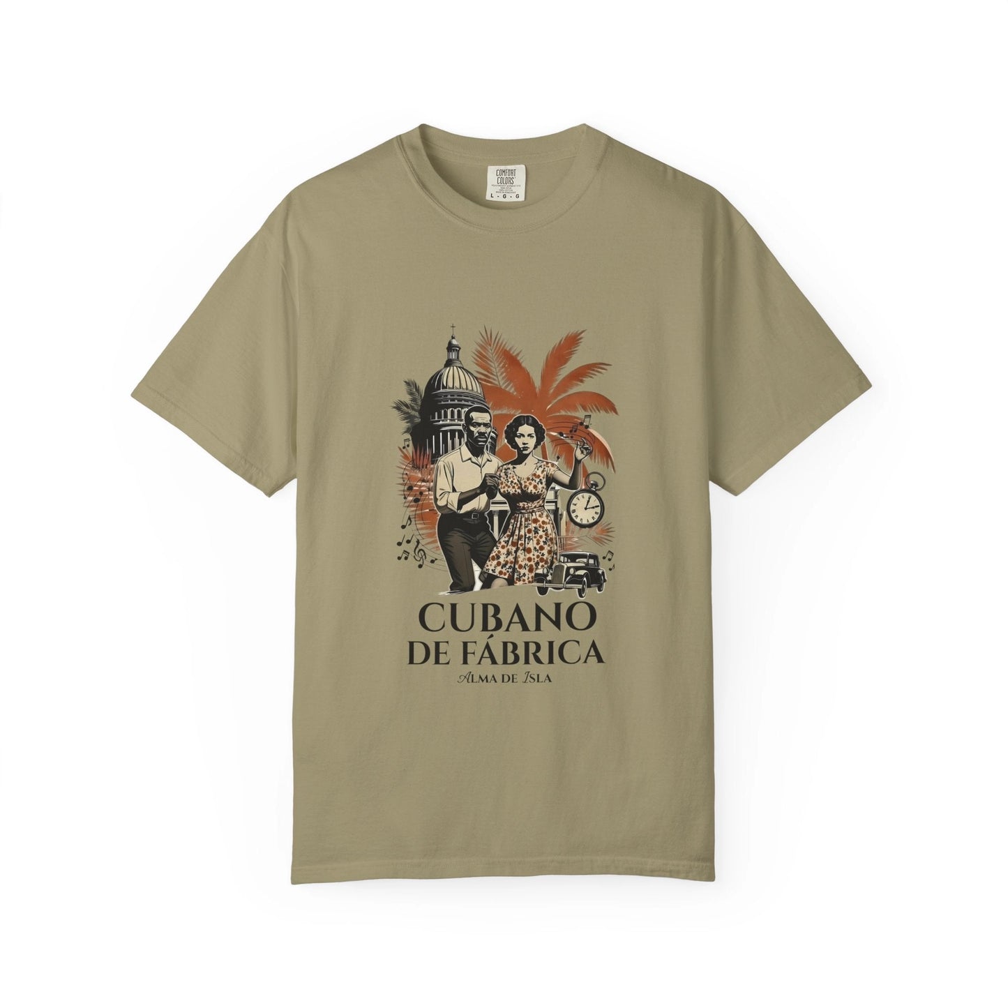 T-Shirt — "No Importa Dónde Viva, Mi Corazón Sigue en Cuba"