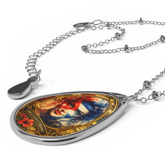 Cuba Teardrop Necklace – Personalized Living Essence Pendant
