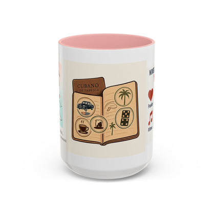 Taza Cubano de Fábrica - Pasaporte Cubano 100% Auténtico - 11oz & 15oz