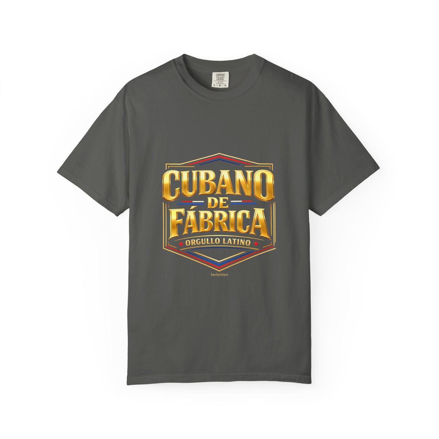 Camiseta Cubano de Fábrica – Orgullo Latino Premium Streetwear