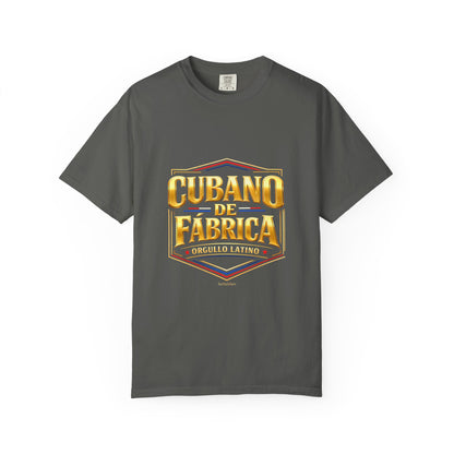 Camiseta Cubano de Fábrica – Orgullo Latino Premium Streetwear