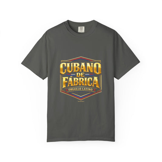 Camiseta Cubano de Fábrica – Orgullo Latino Premium Streetwear