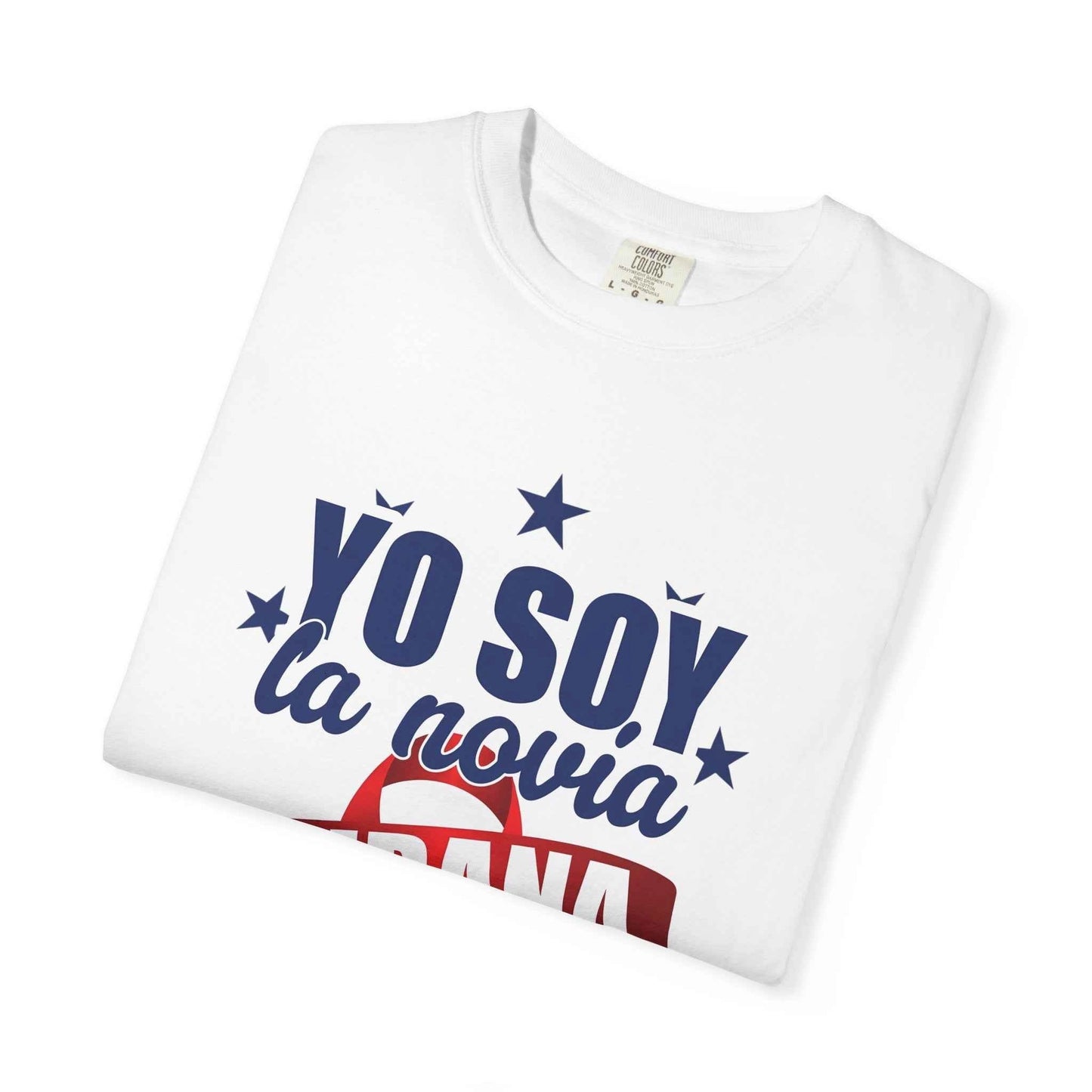 Cuban Pride T-Shirt — "Yo soy la novia cubana tóxica" / Colorful Cuban Grafitti Back Print