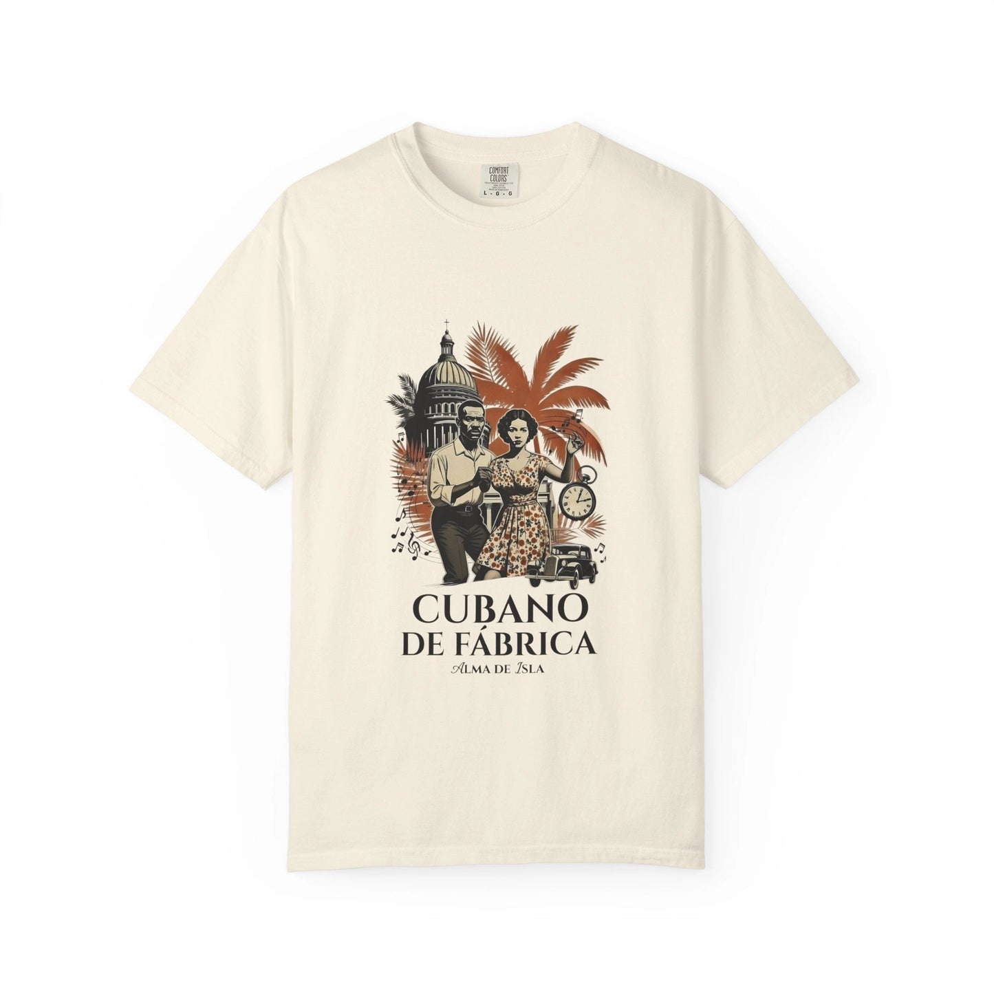T-Shirt — "No Importa Dónde Viva, Mi Corazón Sigue en Cuba"