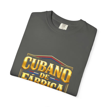 Camiseta Cubano de Fábrica – Orgullo Latino Premium Streetwear