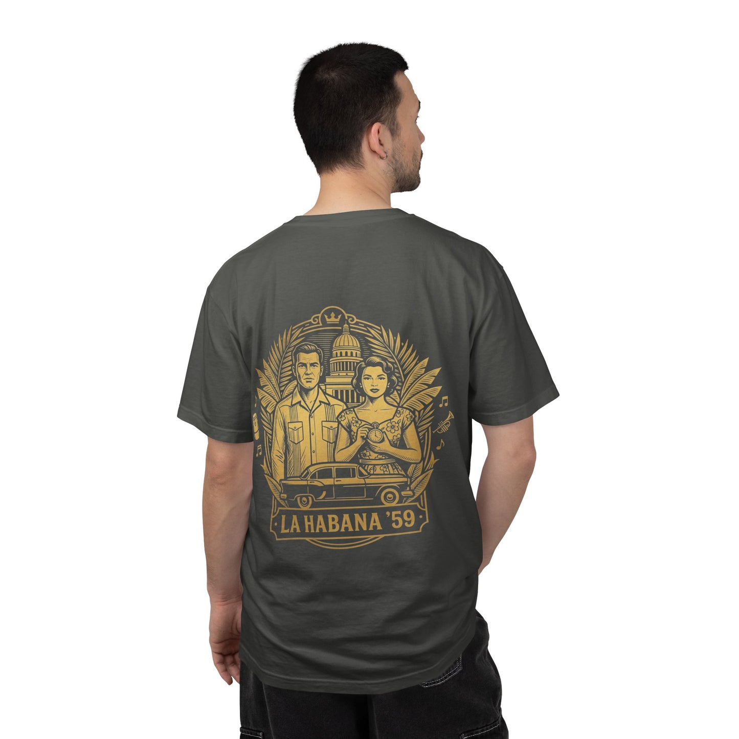 Camiseta Cubano de Fábrica – Orgullo Latino Premium Streetwear