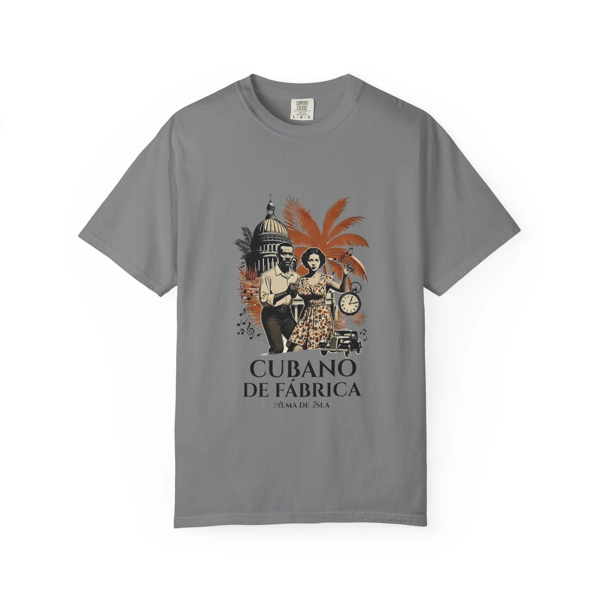 T-Shirt — "No Importa Dónde Viva, Mi Corazón Sigue en Cuba"