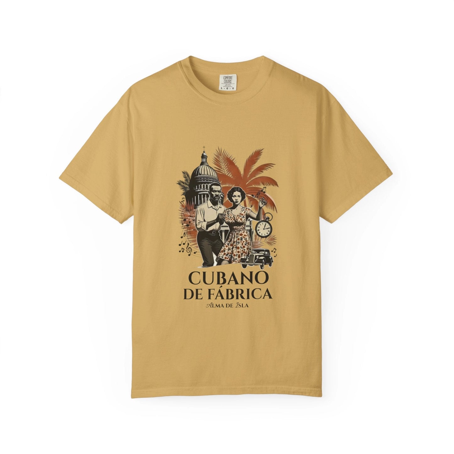 T-Shirt — "No Importa Dónde Viva, Mi Corazón Sigue en Cuba"
