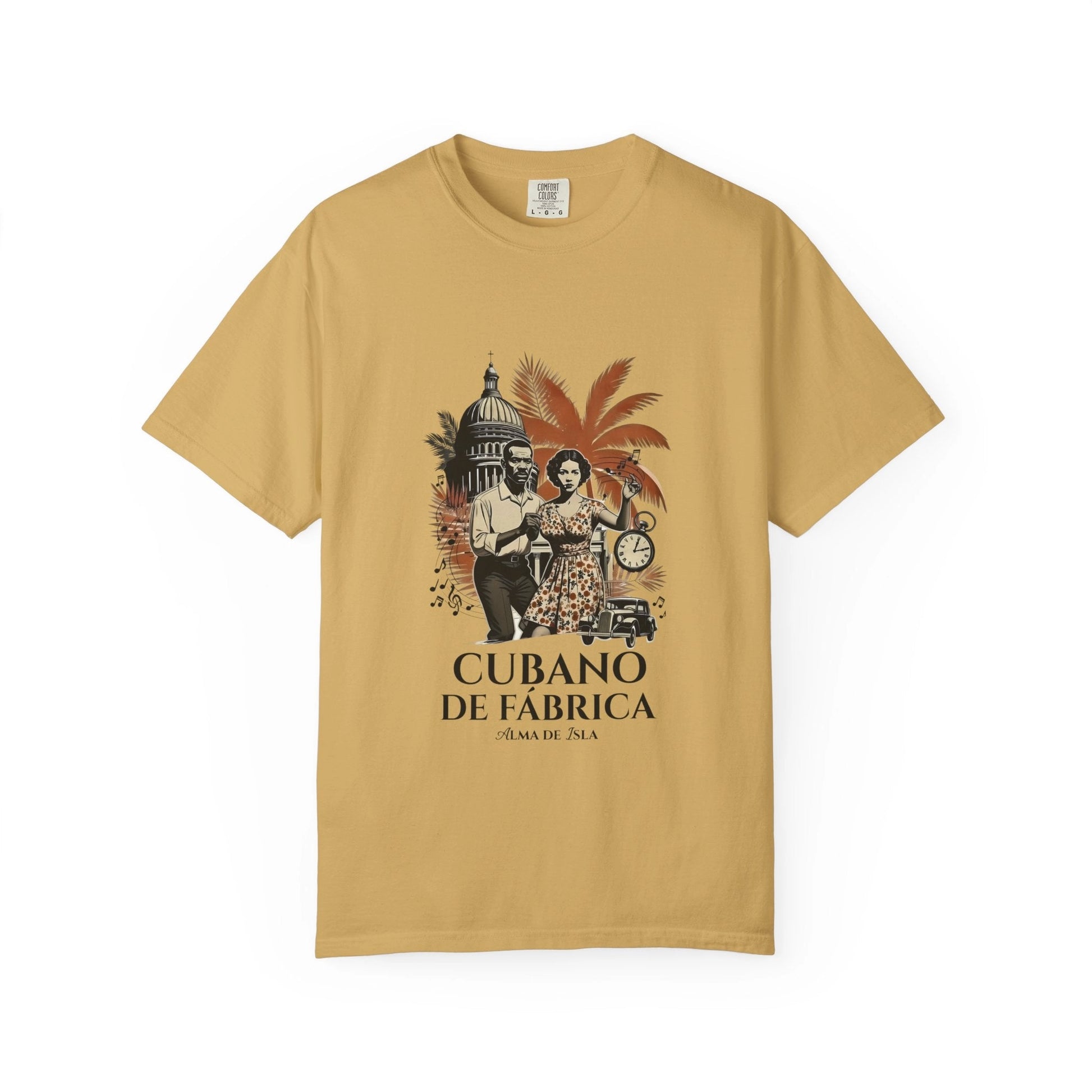 T-Shirt — "No Importa Dónde Viva, Mi Corazón Sigue en Cuba"