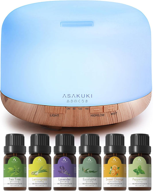 ¡Oferta Limitada! Pack Aromaterapia Total™ – Ebook “Aceites Esenciales 3 Libros en 1” + Difusor y Aceites Esenciales Premium de Amazon