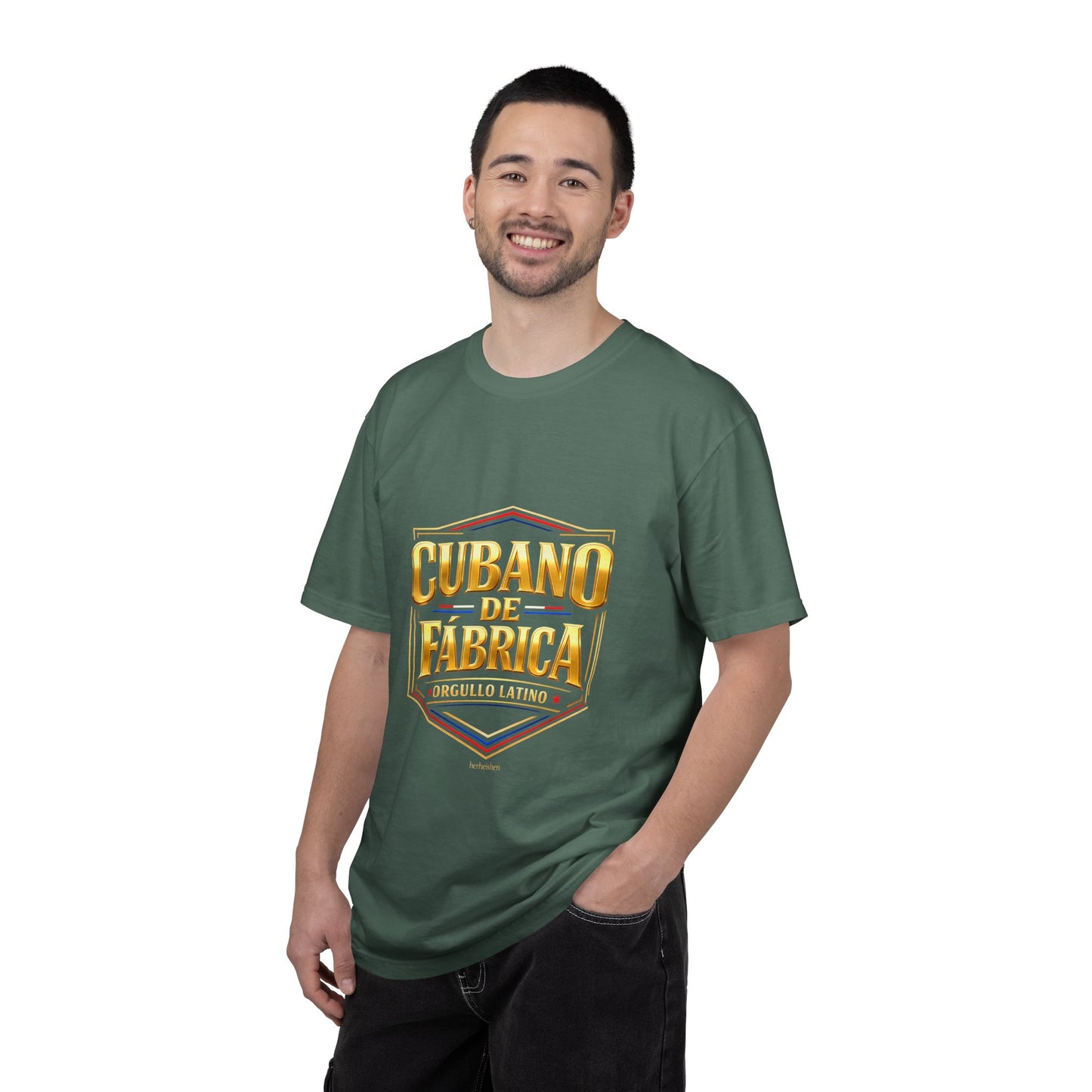 Camiseta Cubano de Fábrica – Orgullo Latino Premium Streetwear