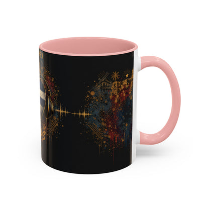 Taza Cubana “Tu Sí Suenas” | Mug de Cerámica con Bandera de Cuba y Audífonos